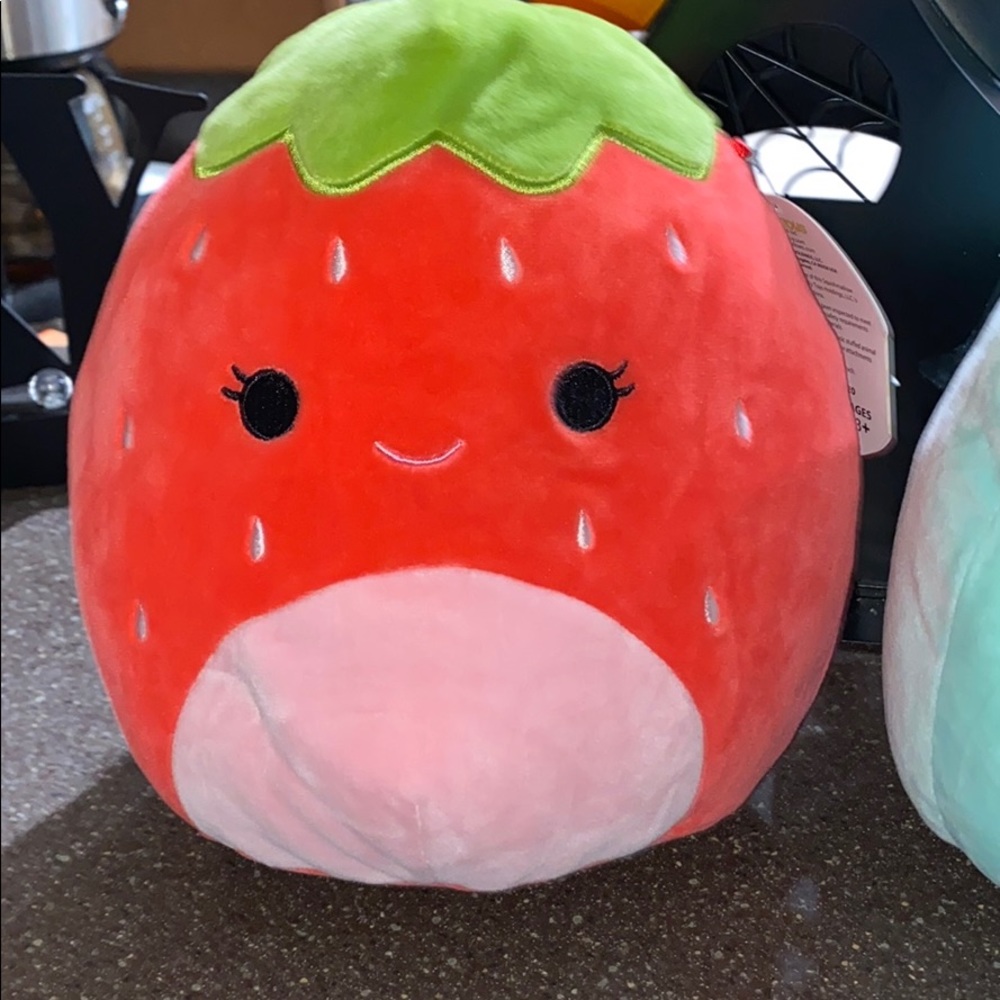 Strawberry squishmallow plush
